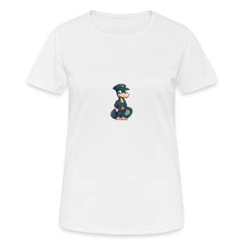 Serpent soldat - T-shirt respirant Femme - blanc - Devant - AI Model Female 172 dark (172cm)