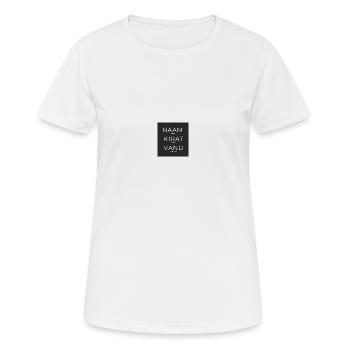 NAAM-KIRAT-VAND - Frauen T-Shirt atmungsaktiv - Weiß - Vorne - AI Model Female 172 dark (172cm)