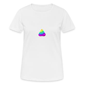 Pocket poop - Women's Breathable T-Shirt - white - Front - AI Model Female 172 dark (172cm)