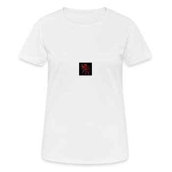 T Rex - T-shirt respirant Femme - blanc - Devant - AI Model Female 172 dark (172cm)