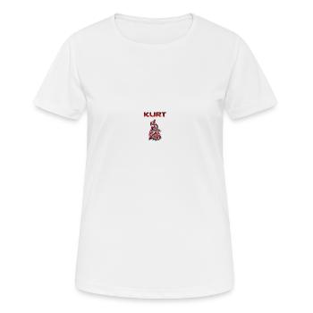 Wolf Kurt Bozkurt - T-shirt respirant Femme - blanc - Devant - AI Model Female 172 dark (172cm)