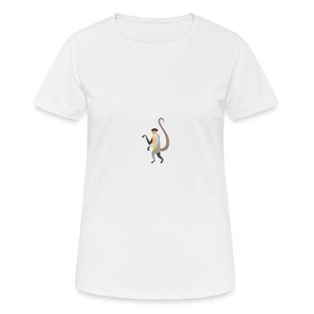 Wildtiere - Frauen T-Shirt atmungsaktiv - Weiß - Vorne - AI Model Female 172 dark (172cm)