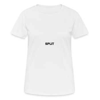 Split - minimalistic - Women's Breathable T-Shirt - white - Front - AI Model Female 172 dark (172cm)
