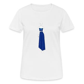 9A12ED4C E852 4150 B740 596D60733A03 - Frauen T-Shirt atmungsaktiv - Weiß - Vorne - AI Model Female 172 dark (172cm)