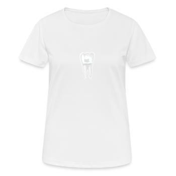 Dentisterie Dentiste Dentiste - T-shirt respirant Femme - blanc - Devant - AI Model Female 172 dark (172cm)