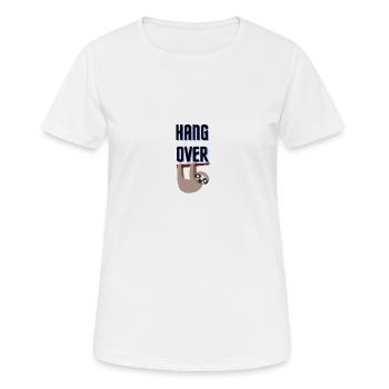 Hang Over - Frauen T-Shirt atmungsaktiv - Weiß - Vorne - AI Model Female 172 dark (172cm)