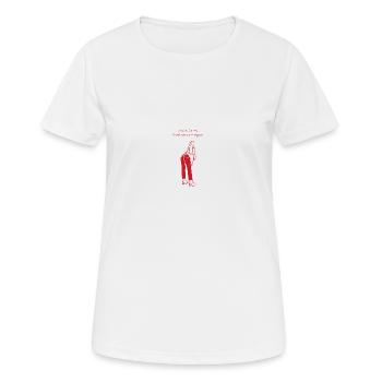 Citations non motivantes - mémo pour moi - T-shirt respirant Femme - blanc - Devant - AI Model Female 172 dark (172cm)
