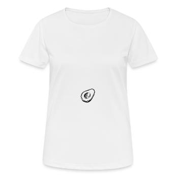 Avocado - Frauen T-Shirt atmungsaktiv - Weiß - Vorne - AI Model Female 172 dark (172cm)