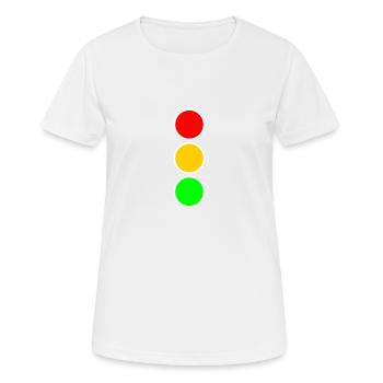 Traffic light 01 - Women's Breathable T-Shirt - white - Front - AI Model Female 172 dark (172cm)