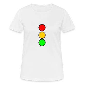Traffic light 02 - Women's Breathable T-Shirt - white - Front - AI Model Female 172 dark (172cm)