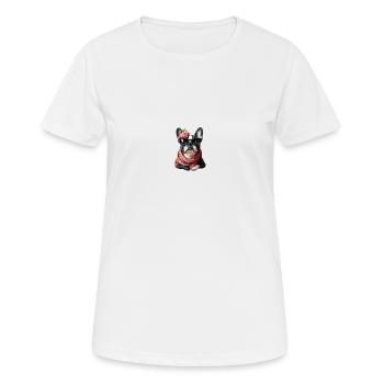 Lovely Bully - T-shirt respirant Femme - blanc - Devant - AI Model Female 172 dark (172cm)
