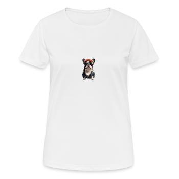 Vintage Bully - T-shirt respirant Femme - blanc - Devant - AI Model Female 172 dark (172cm)