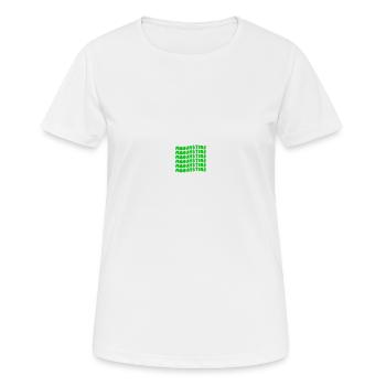 Manifester le vert - T-shirt respirant Femme - blanc - Devant - AI Model Female 172 dark (172cm)