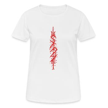 Skadi Göttin der Jagd Winter Heldin Göttheit - Frauen T-Shirt atmungsaktiv - Weiß - Vorne - AI Model Female 172 dark (172cm)