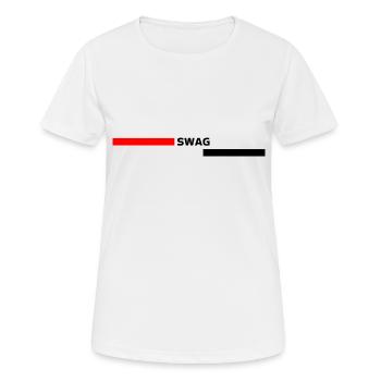 SWAG - T-shirt respirant Femme - blanc - Devant - AI Model Female 172 dark (172cm)