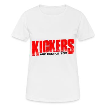 Kickers Are People Too 17 - Women's Breathable T-Shirt - white - Front - AI Model Female 172 dark (172cm)