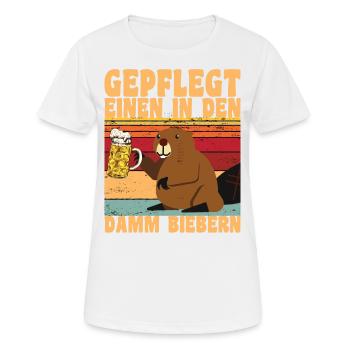 Geschenk zum Geburtstag - lustig Spruch JGA - Frauen T-Shirt atmungsaktiv - Weiß - Vorne - AI Model Female 172 dark (172cm)