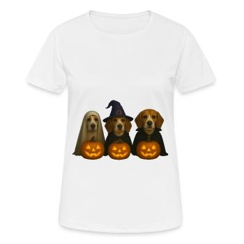 Beagle - Frauen T-Shirt atmungsaktiv - Weiß - Vorne - AI Model Female 172 dark (172cm)