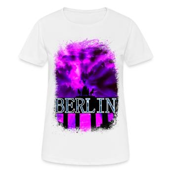 Berlin - T-shirt respirant Femme - blanc - Devant - AI Model Female 172 dark (172cm)