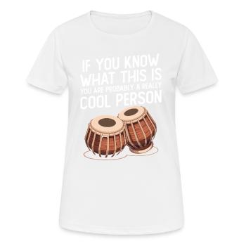 Wenn Sie Wissen, Was Das Ist, Sind Sie - Frauen T-Shirt atmungsaktiv - Weiß - Vorne - AI Model Female 172 dark (172cm)