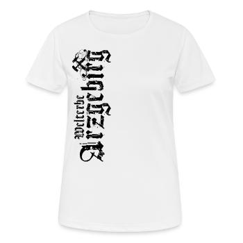 Welterbe Arzgebirg Erzgebirge Erzgebirger Sachsen - Frauen T-Shirt atmungsaktiv - Weiß - Vorne - AI Model Female 172 dark (172cm)