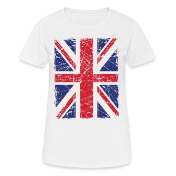 Union Jack - Women's Breathable T-Shirt - white - Front - AI Model Female 172 dark (172cm)