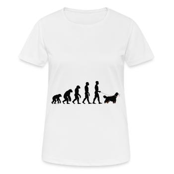 Bouvier bernois - T-shirt respirant Femme - blanc - Devant - AI Model Female 172 dark (172cm)