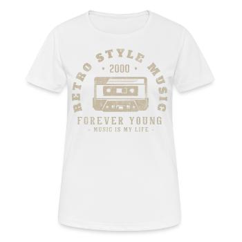 Retro 2000 Geburtstagsgeschenk 2000 Jahrgang 2000 - Frauen T-Shirt atmungsaktiv - Weiß - Vorne - AI Model Female 172 dark (172cm)