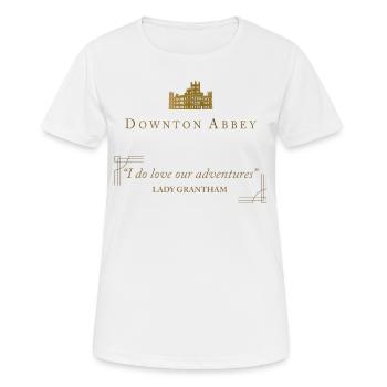 Downton Abbey I Do Love Our Adventures - Women's Breathable T-Shirt - white - Front - AI Model Female 172 dark (172cm)