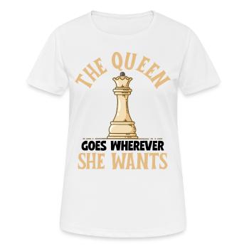 Chess Piece - Women's Breathable T-Shirt - white - Front - AI Model Female 172 dark (172cm)