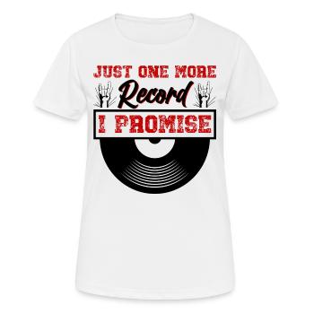 Platine vinyle vinyle rétro collection - T-shirt respirant Femme - blanc - Devant - AI Model Female 172 dark (172cm)
