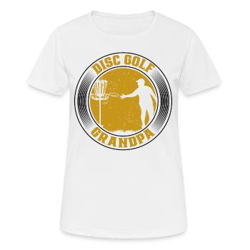 Frisbee - Women's Breathable T-Shirt - white - Front - AI Model Female 172 dark (172cm)