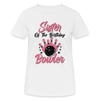 Bowling Skittles Bowler Bowling Club - Women's Breathable T-Shirt - white - Front - AI Model Female 172 dark (172cm)