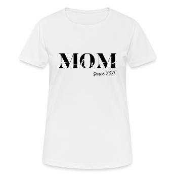Mother Mutti Mama Mami Gift idea cool since 2021 - Women's Breathable T-Shirt - white - Front - AI Model Female 172 dark (172cm)