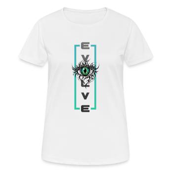 Adaptive Gaze - Women's Breathable T-Shirt - white - Front - AI Model Female 172 dark (172cm)