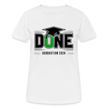 Graduating Class of 2024 Graduation Ceremony School - Women's Breathable T-Shirt - white - Front - AI Model Female 172 dark (172cm)