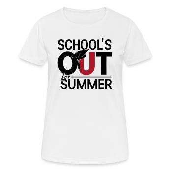 Sommerferien Schulende School`s Out For Summer - Women's Breathable T-Shirt - white - Front - AI Model Female 172 dark (172cm)