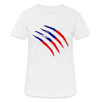 Taiwan - Frauen T-Shirt atmungsaktiv - Weiß - Vorne - AI Model Female 172 dark (172cm)