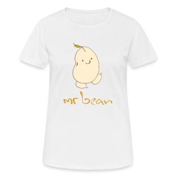 M. BEAN 38 F - T-shirt respirant Femme - blanc - Devant - AI Model Female 172 dark (172cm)
