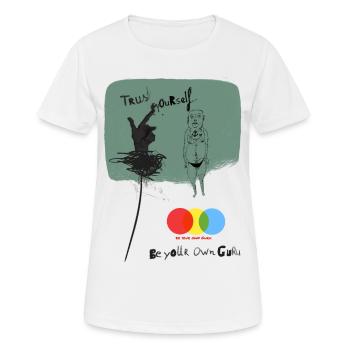 Trust yourself - T-shirt respirant Femme - blanc - Devant - AI Model Female 172 dark (172cm)