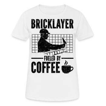 Bricklayer - Women's Breathable T-Shirt - white - Front - AI Model Female 172 dark (172cm)