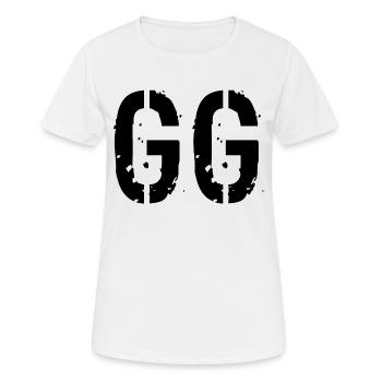 GG Gutes Spiel - Frauen T-Shirt atmungsaktiv - Weiß - Vorne - AI Model Female 172 dark (172cm)