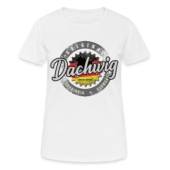 Original Germany Thüringen Dachwig - Frauen T-Shirt atmungsaktiv - Weiß - Vorne - AI Model Female 172 dark (172cm)