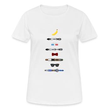 Croyez-moi, je suis le docteur - T-shirt respirant Femme - blanc - Devant - AI Model Female 172 dark (172cm)