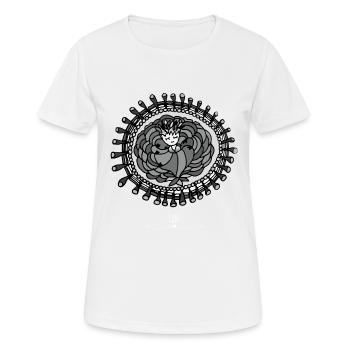 Kuschel dich in Illes Höhle- Die Hüter von Orbis - Frauen T-Shirt atmungsaktiv - Weiß - Vorne - AI Model Female 172 dark (172cm)