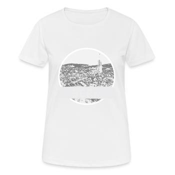 Bern City - Women's Breathable T-Shirt - white - Front - AI Model Female 172 dark (172cm)