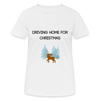 Christmas - Frauen T-Shirt atmungsaktiv - Weiß - Vorne - AI Model Female 172 dark (172cm)