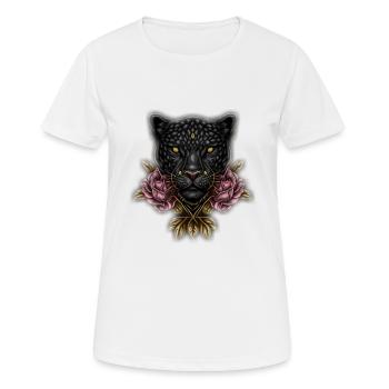 Pepe Panter 3 - T-shirt respirant Femme - blanc - Devant - AI Model Female 172 dark (172cm)