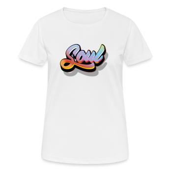 Soul Vintage - T-shirt respirant Femme - blanc - Devant - AI Model Female 172 dark (172cm)