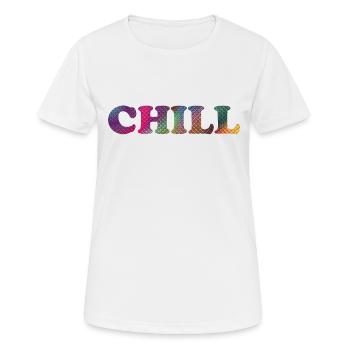 Chill - Women's Breathable T-Shirt - white - Front - AI Model Female 172 dark (172cm)